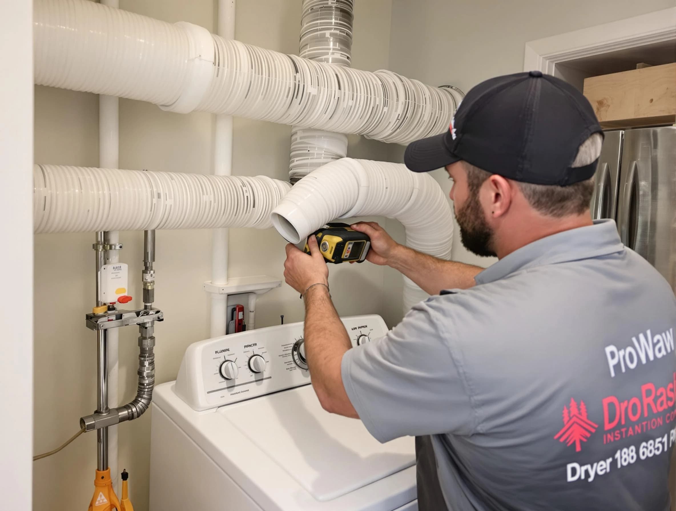 Professional dryer vent hose installation by North Ogden Dryer Vent Cleaning in North Ogden
