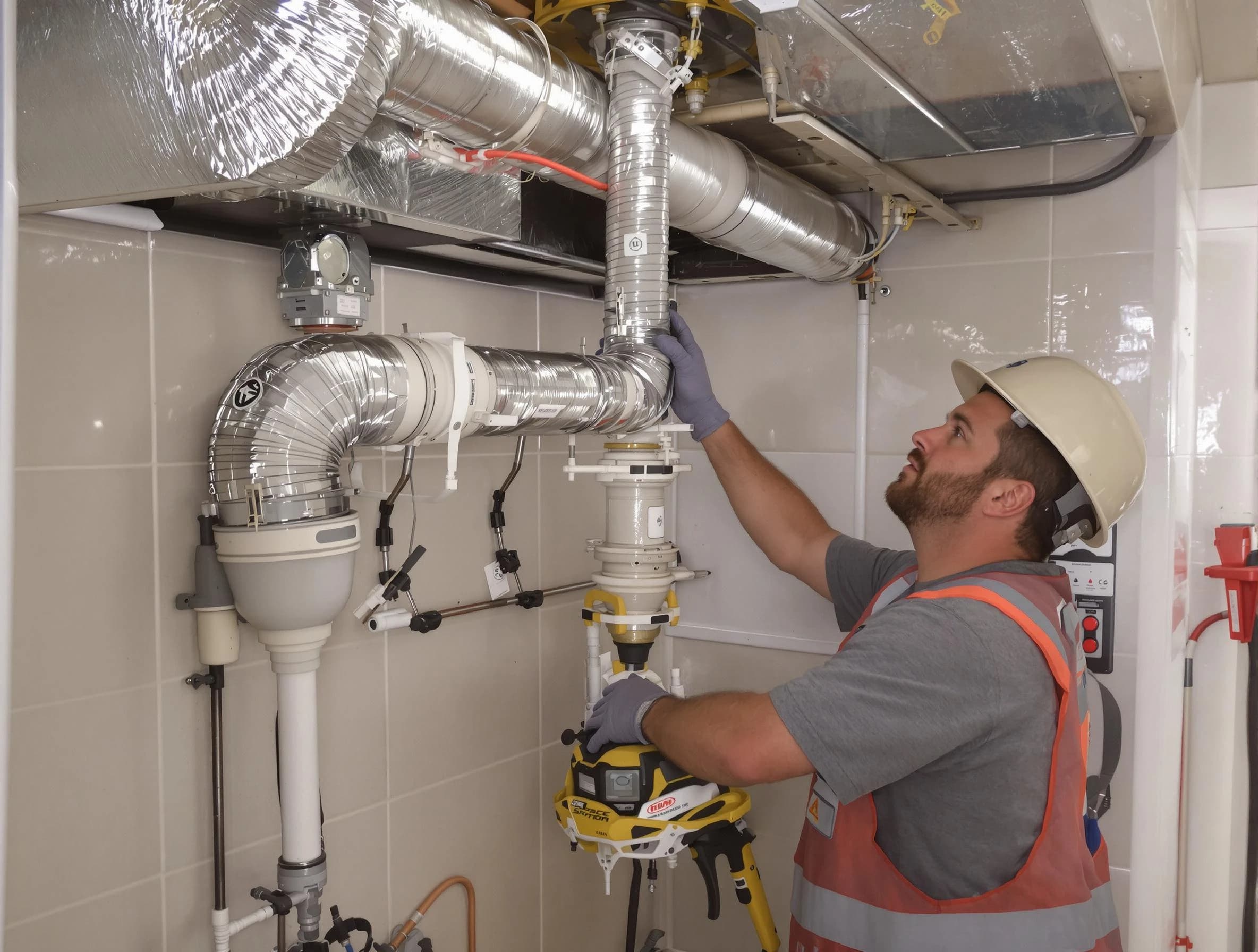 North Ogden Dryer Vent Cleaning expert performing professional dryer vent repair and installation in North Ogden