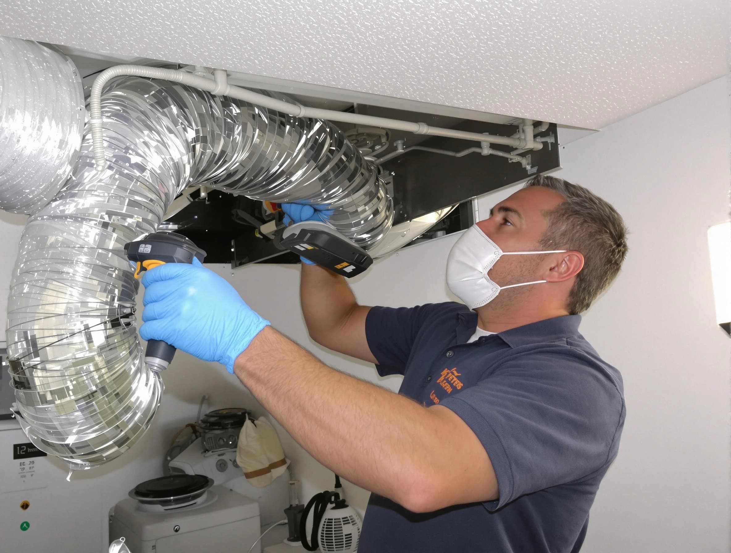 North Ogden Dryer Vent Cleaning professional performing thorough residential dryer vent cleaning in North Ogden
