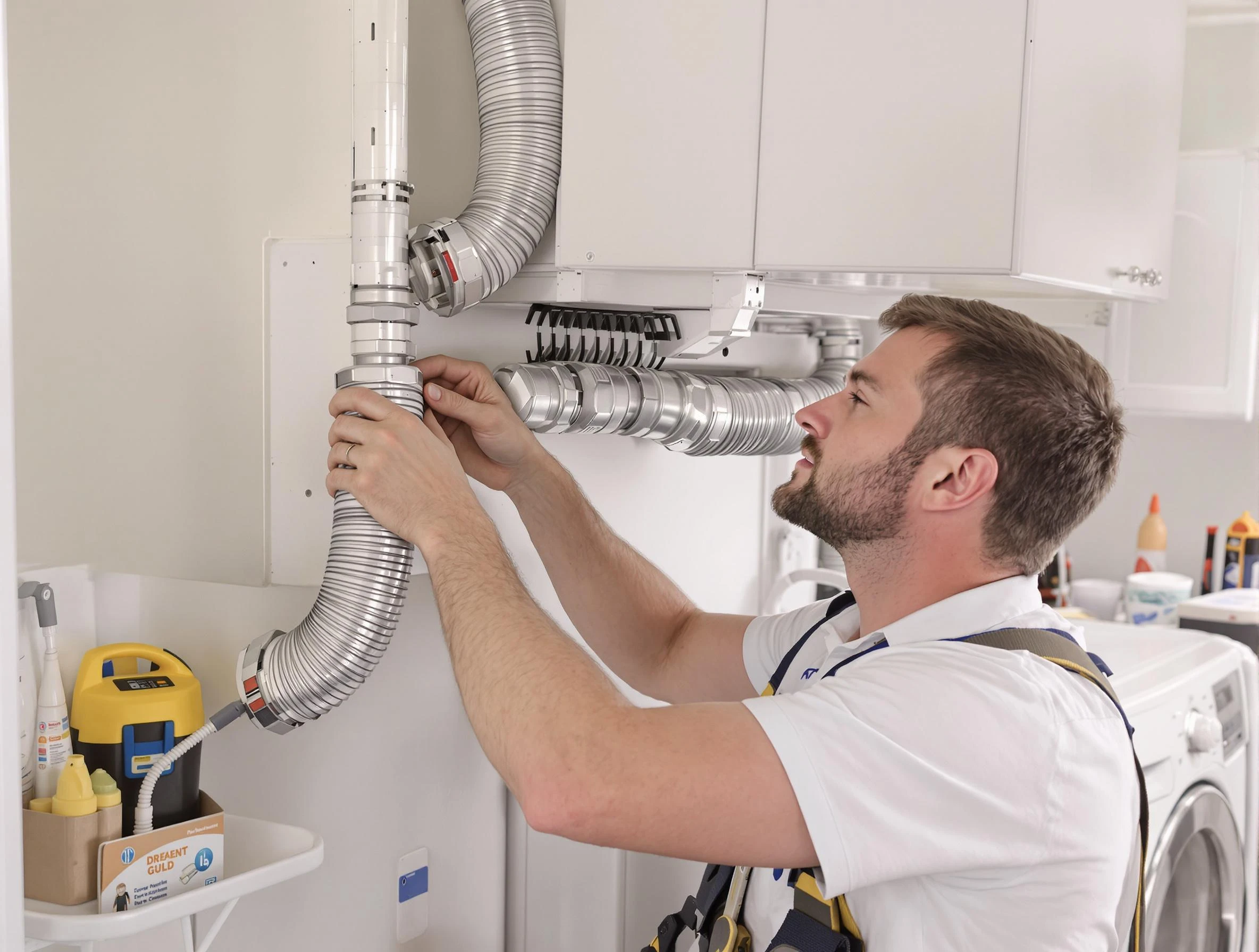 Professional dryer vent repair and installation by North Ogden Dryer Vent Cleaning in North Ogden