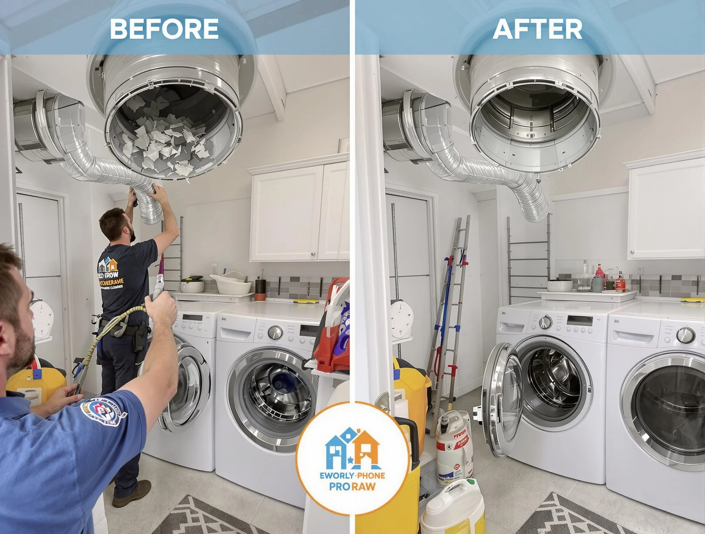 Residential dryer vent cleaning by North Ogden Dryer Vent Cleaning in North Ogden